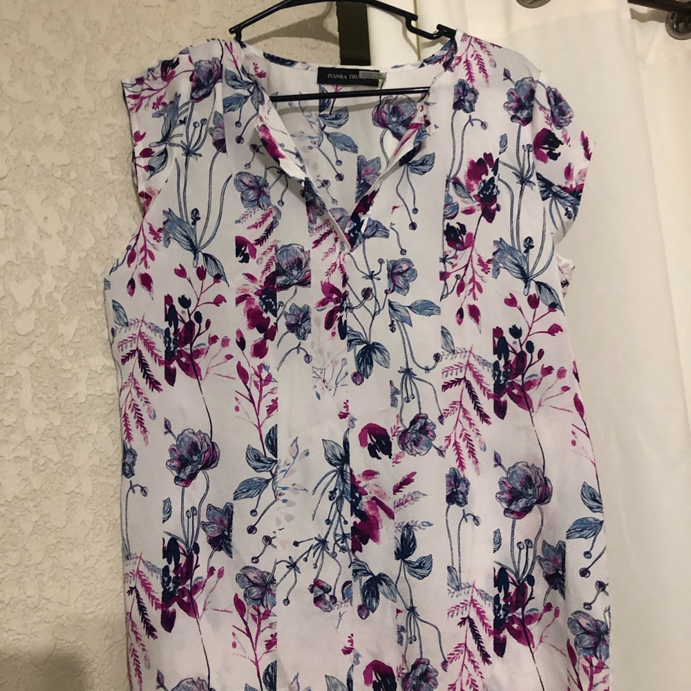 Ivanka Trump Floral Blouse